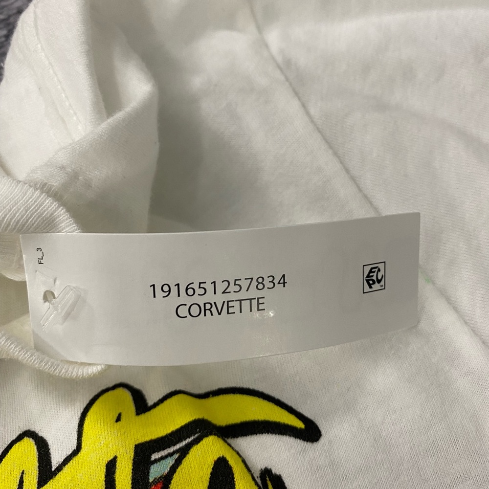 Men’s Large Chemistry Corvette Classics  White Short Sleeve Graphic T-Shirt - Picture 6 of 8